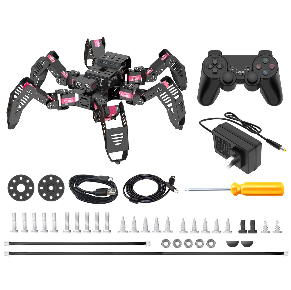 Robot Kit - روبوت سبايدربوت القابل للبرمجة من هيووندر،
