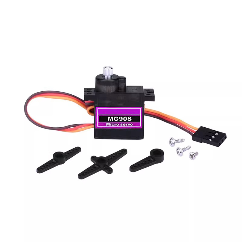 محرك سيرفو صغير Mg90S بوزن 9 ج - مراجعة Sg90 Servo وسعره