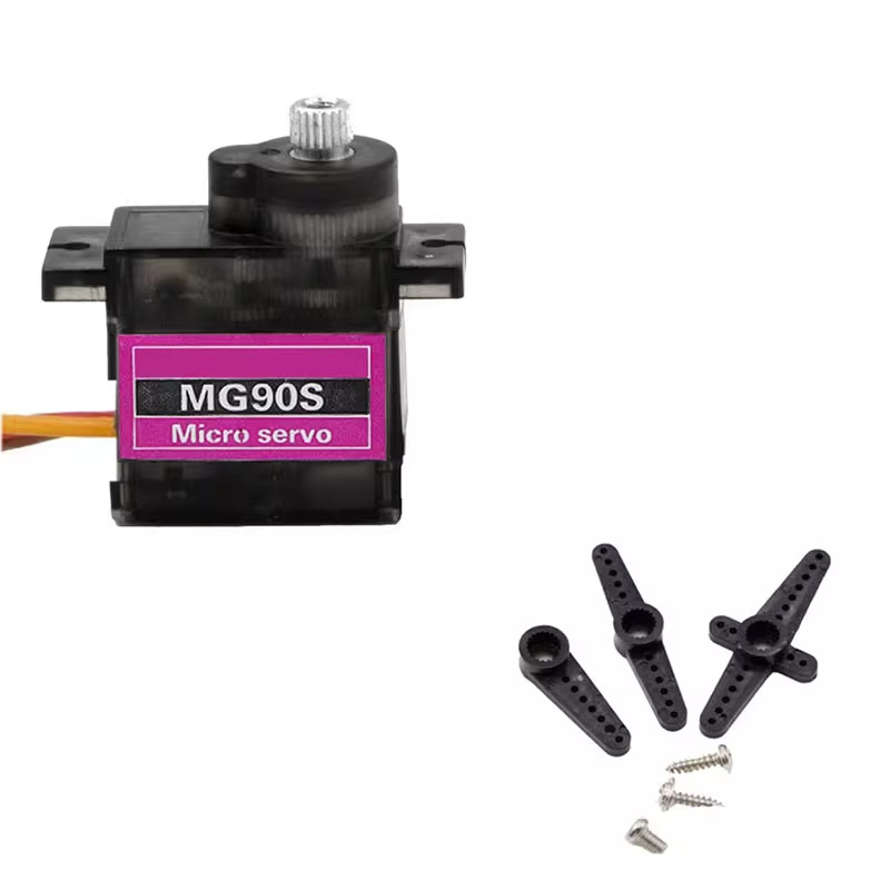 محرك سيرفو صغير Mg90S بوزن 9 ج - مراجعة Sg90 Servo وسعره