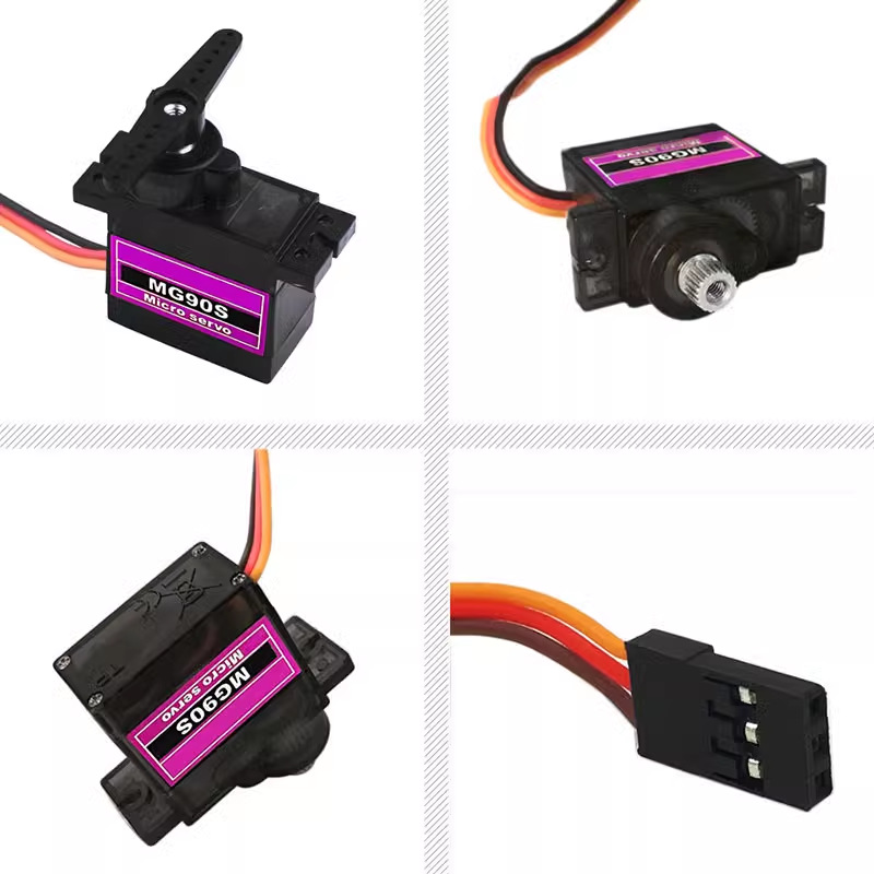 محرك سيرفو صغير Mg90S بوزن 9 ج - مراجعة Sg90 Servo وسعره