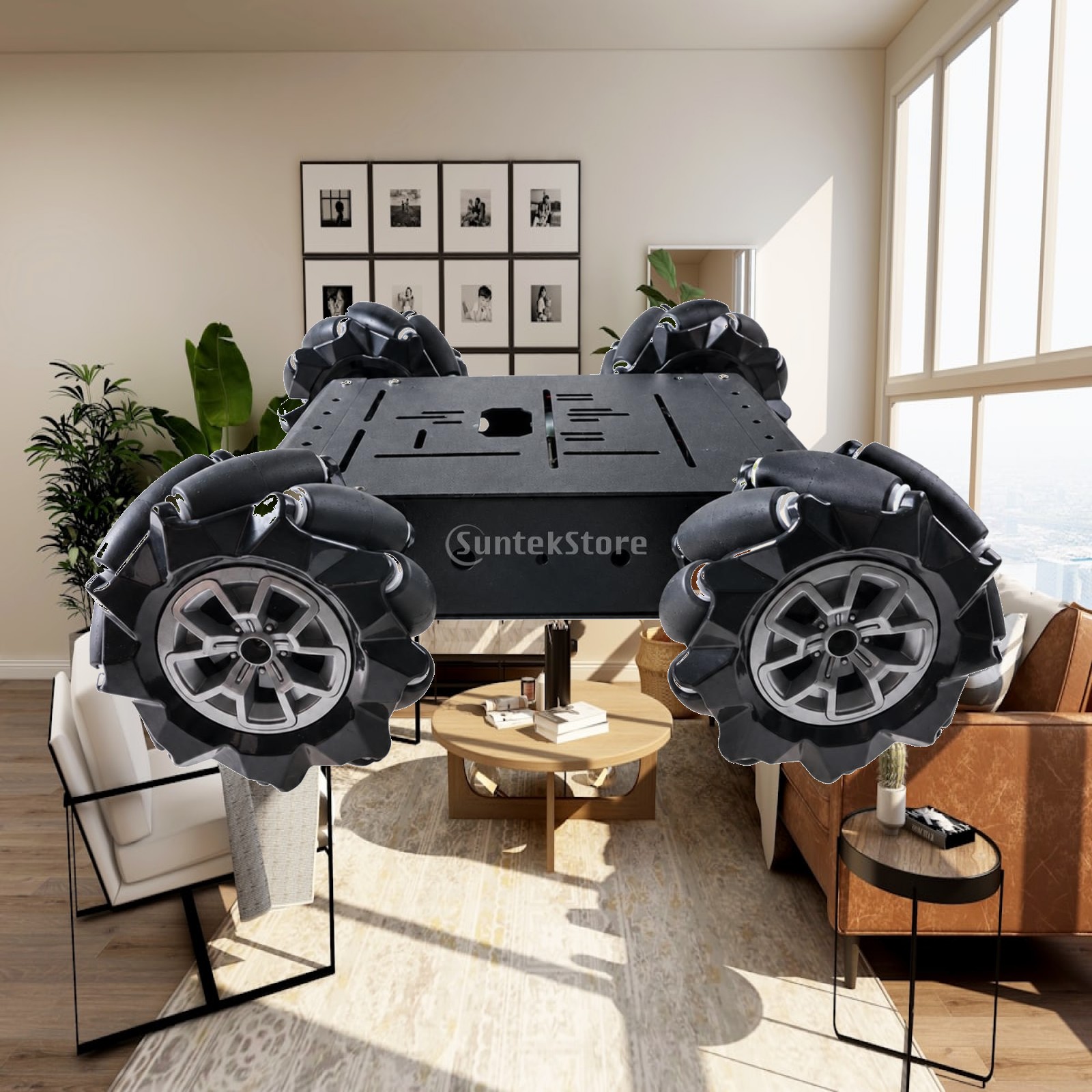 هيكل سيارة تحكم عن بعد متعدد ا - مراجعة Robot Chassis وسعره