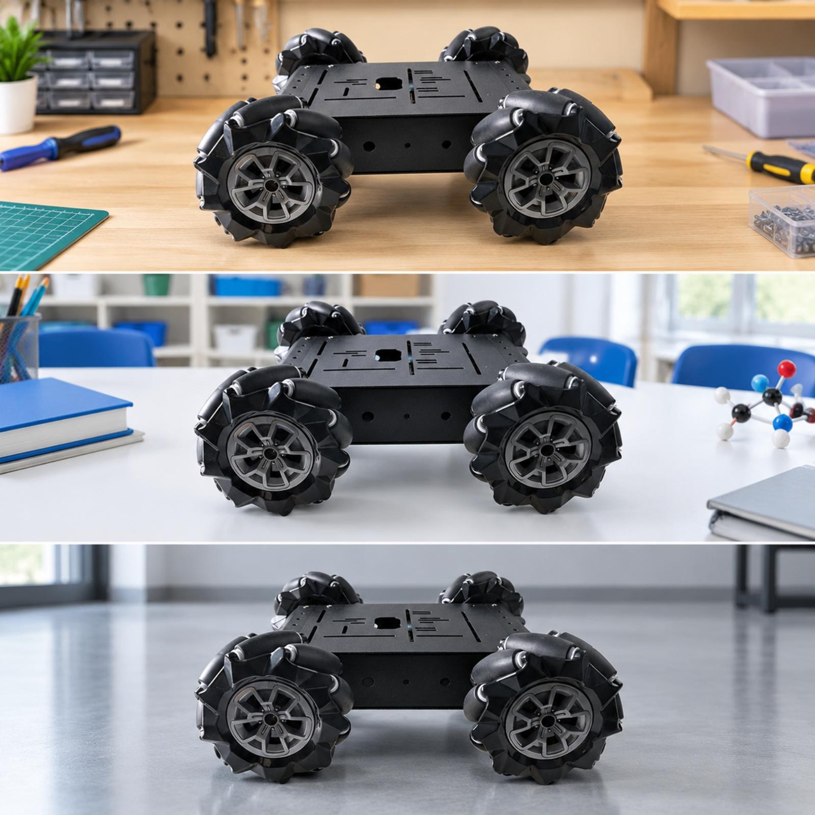 هيكل سيارة تحكم عن بعد متعدد ا - مراجعة Robot Chassis وسعره