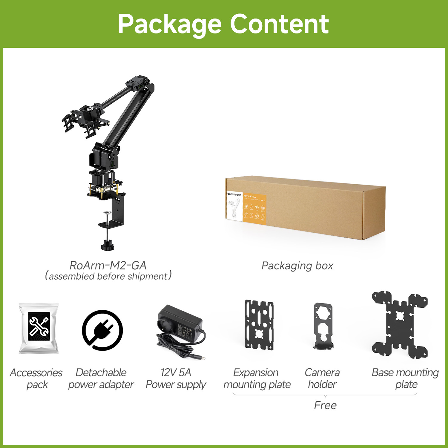 مجموعة ذراع روبوتية مكتبية من  - مراجعة Servo Kit وسعره