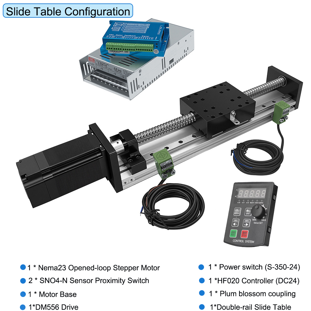 طقم سكة خطية منزلقة CNC مع محر - مراجعة Motor Driver Module وسعره