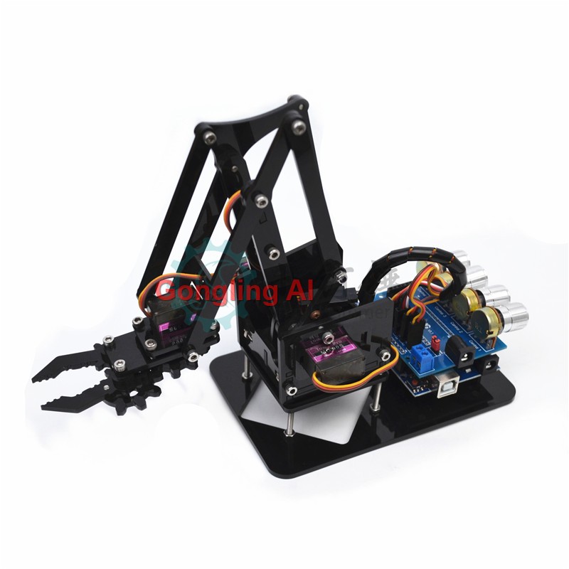 ذراع روبوت ميكانيكي STEM بـ 4  - مراجعة Sg90 Servo وسعره