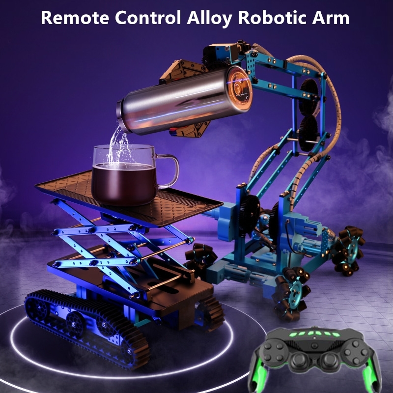 سيارة تحكم عن بعد من سبيكة معد - مراجعة Robot Arm Metal وسعره