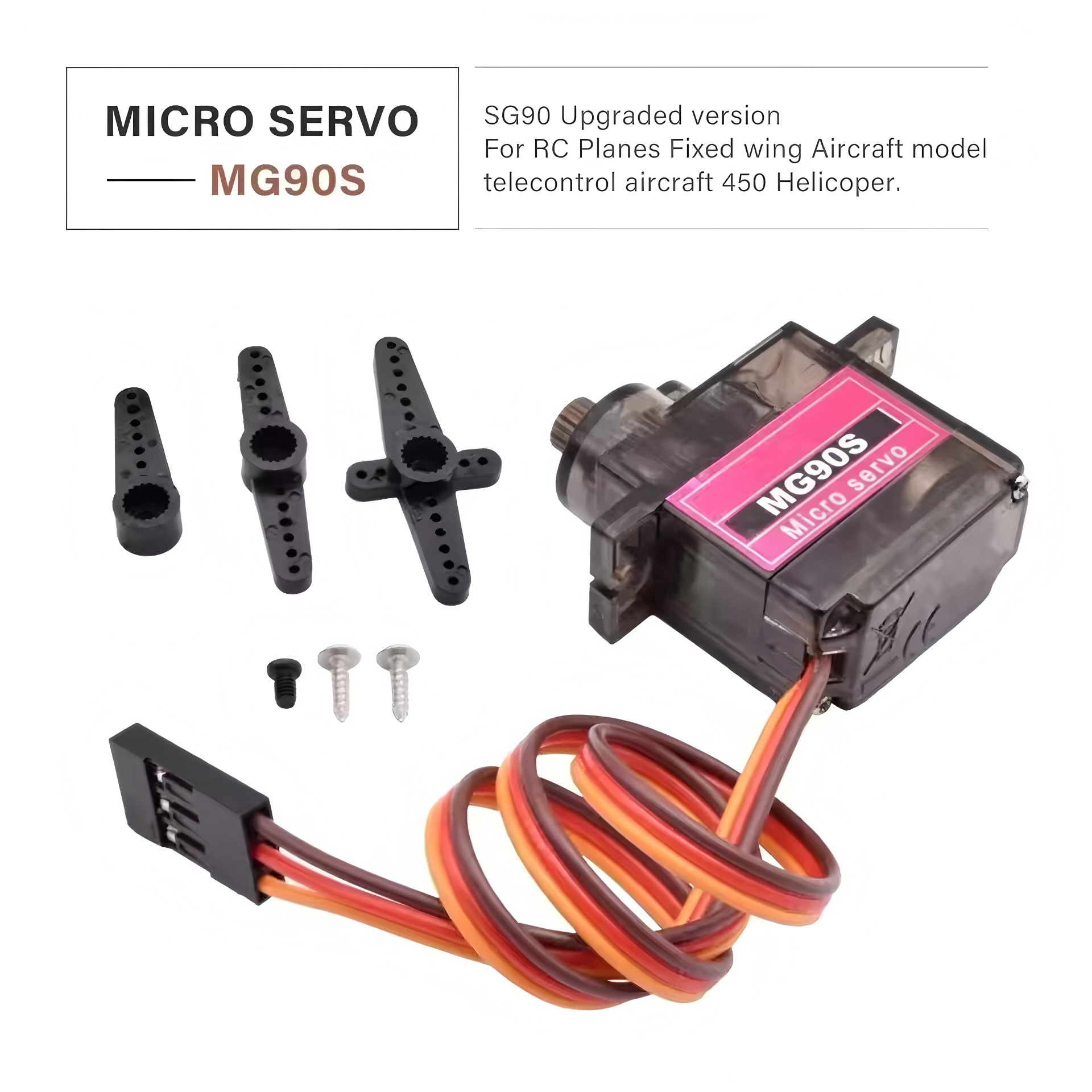 4/5/10/20 قطعة MG90S مايكرو مح - مراجعة Servo Sg90 وسعره