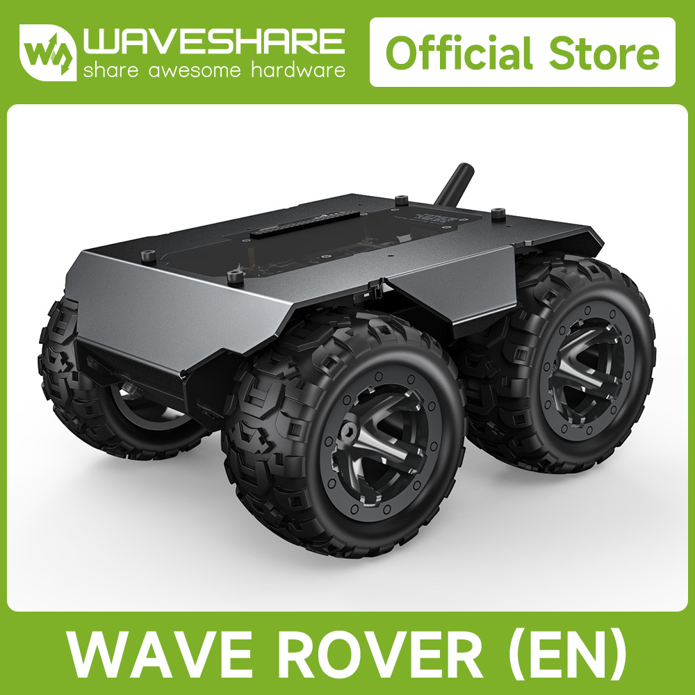 Waveshare WAVE ROVER هيكل روبو - مراجعة Robot Chassis وسعره