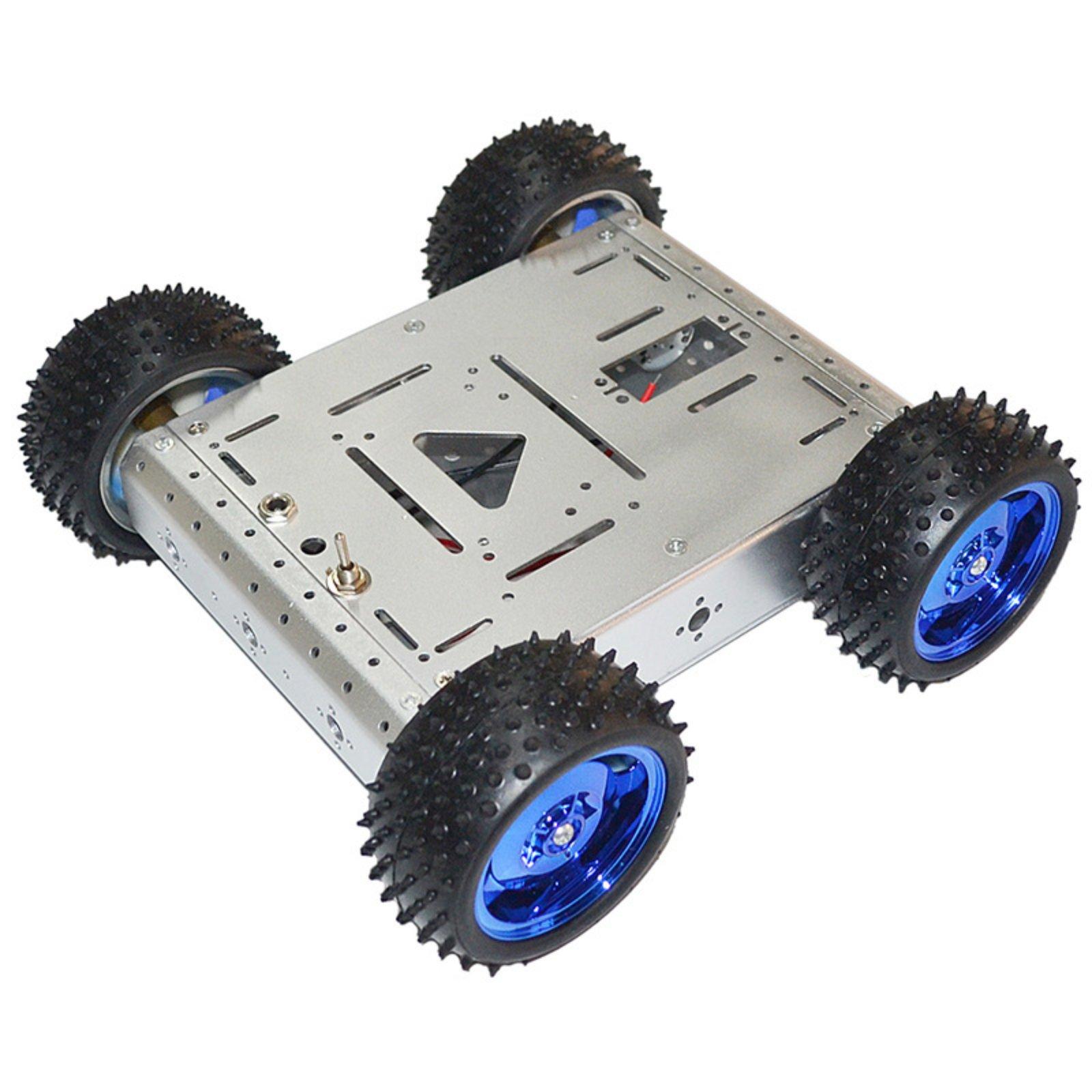 هيكل سيارة ذكية بنظام الدفع ال - مراجعة Robot Chassis وسعره
