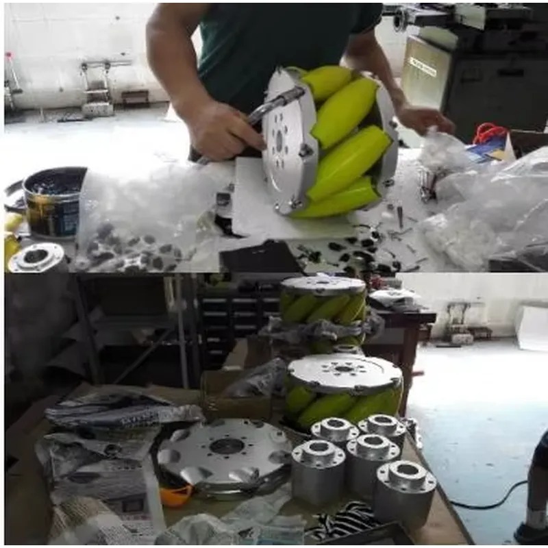 عجلات AGV مقاس 6 بوصات بحمولة  - مراجعة Robot Wheel وسعره
